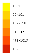 Convolvulus erubescens flora location map legend