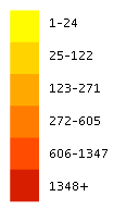 Hibbertia riparia flora location map legend
