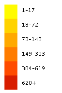 Leptospermum grandifolium flora location map legend