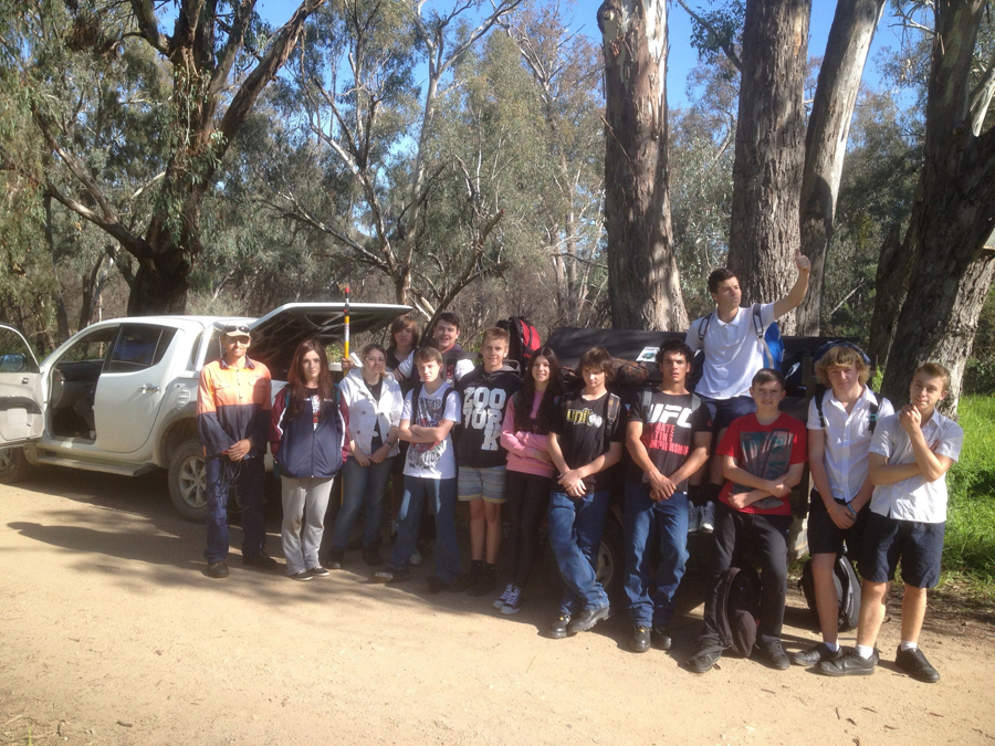 James Fallon School at Spillway Reserve - Woolshed Thurgoona Landcare Group