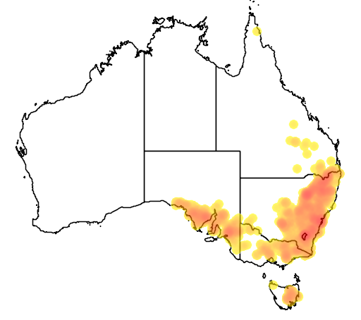 Cryptandra amara flora location map