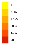 Danthonia monticola flora location map legend