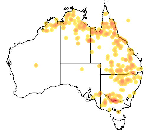 Nymphoides crenata flora location map