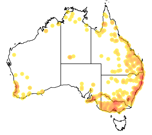 Ottelia ovalifolia flora location map