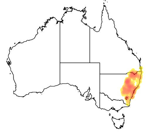 Styphelia triflora flora location map
